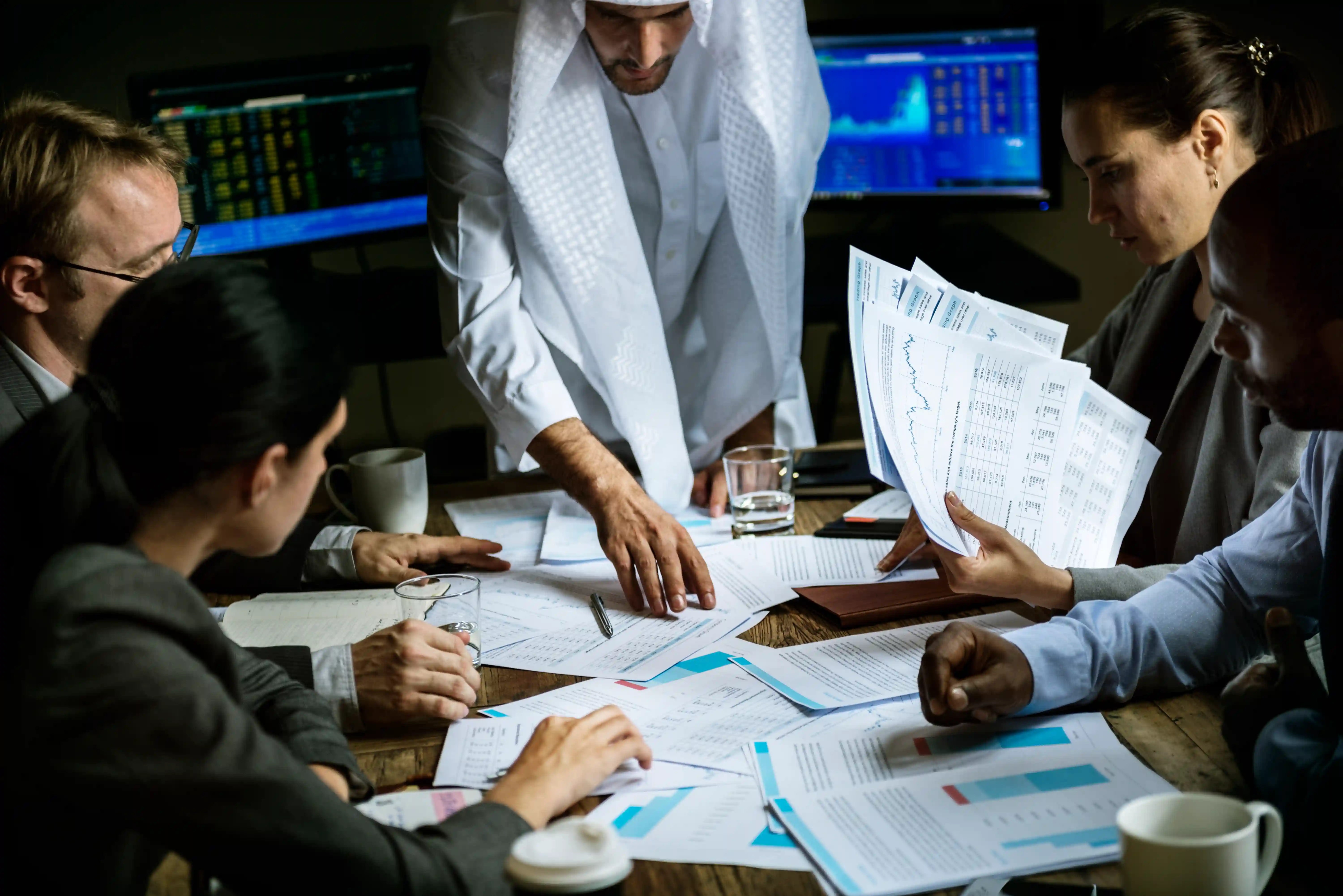 Cloud ERP Software Dashboard for MENA Region