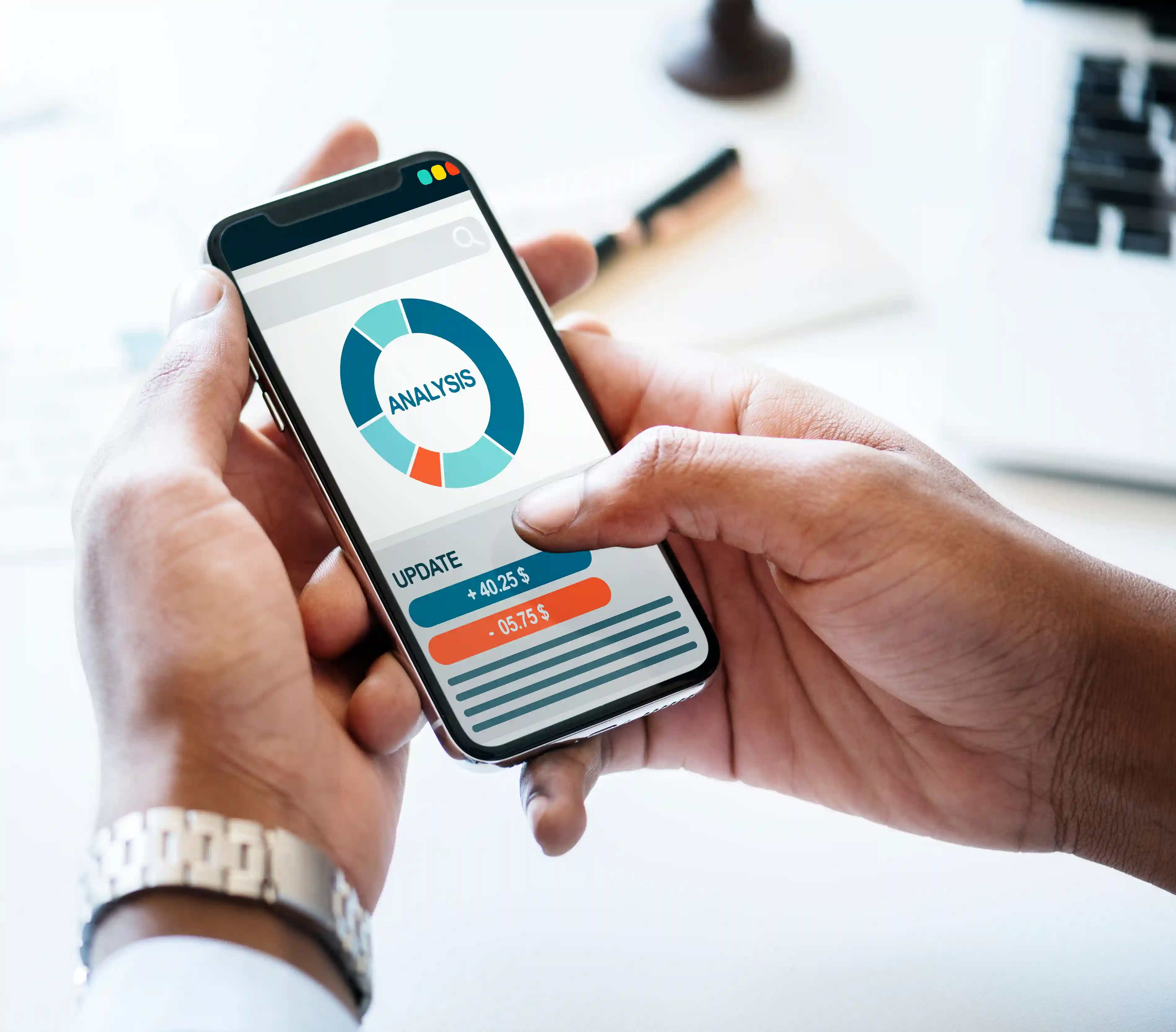 Mobile ERP App Interface for Business Management